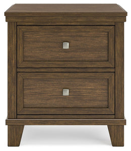 Shawbeck - Medium Brown - Two Drawer Night Stand