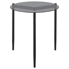 Rosalie - Round Smoked Glass Top Table