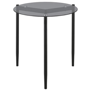 Rosalie - Round Smoked Glass Top Table
