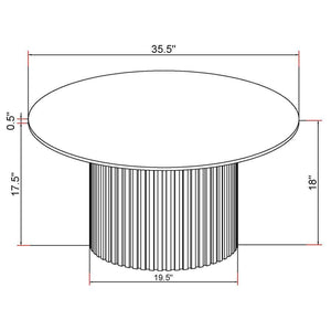 Rowena - Round Sintered Stone Table