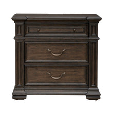 Provence Park - Nightstand With Charging Station - Brown