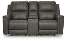 Bleckley - Power Reclining Loveseat With Console / Adjustable Headrest
