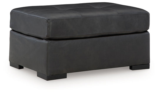 Brindley Pier - Oversized Accent Ottoman - Fog