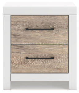 Charbitt - Two-tone - Two Drawer Night Stand