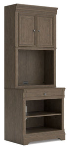 Janismore - Weathered Gray - Bookcase