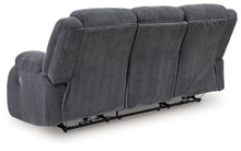 Observation - Steel - Reclining Power Sofa With Drop Down Table