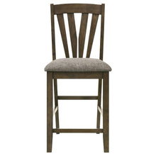 Canfield - 5 Piece Counter Height Dining Set - Brown