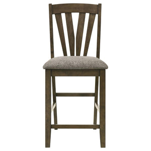 Canfield - 5 Piece Counter Height Dining Set - Brown
