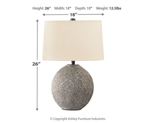 Harif - Beige - Paper Table Lamp