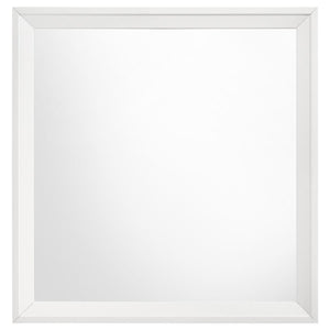 Janelle - Rectangular Dresser Mirror - White