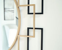 Oceanal - Black / Gold Finish - Accent Mirror