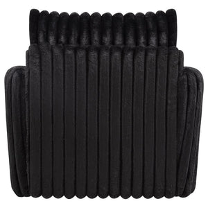 Sarco - Corduroy Upholstered Swivel Accent Arm Chair