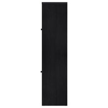 Denison - 67" 2-Door Media Tower Storage Cabinet - Black