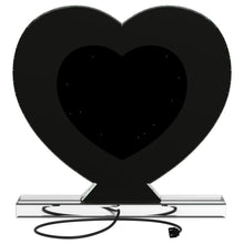 Euston - Heart Shaped Vanity Mirror - Silver