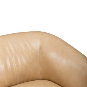 Donovan - Upholstered Swivel Accent Chair - Tan