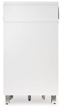 Gardoni - White / Black - XL TV Stand With Fireplace Option