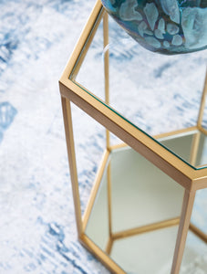 Veerwick - Accent Cocktail Table - Gold Finish