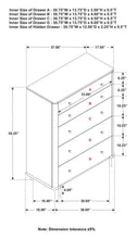 Arini - 5-Drawer Bedroom Chest