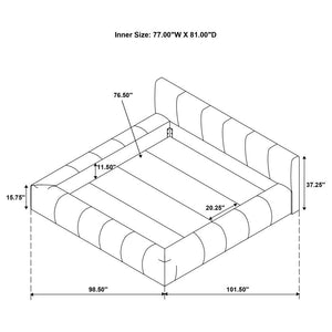 Wilshire - Upholstered Platform Bed