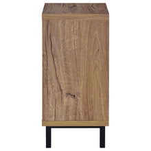 Teller - 1-Door Entryway Shoe Storage Bench - Natural Oak