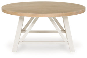 Fawndell - Occasional Table Set (Set of 3) - Antique White / Brown