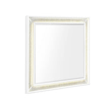 Reflections - Vanity Mirror - Pearl White & Rhinestone