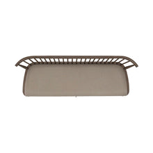 Americana Farmhouse - Upholstered Seat Windsor Bench (RTA) - Light Brown
