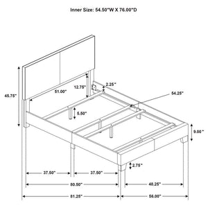 Dorian - Upholstered Panel Bed