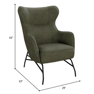Franky - Accent Chair - Forest Stone