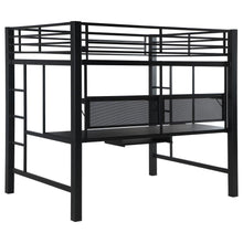 Avalon - Full Workstation Loft Bed - Black