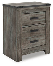 Frandern - Two Drawer Night Stand - Gray