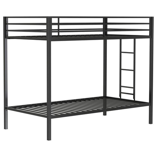 Alevera - Metal Bunk Bed With Ladder
