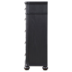 Celina - 5-Drawer Bedroom Chest - Black