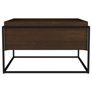 Fulton - Square - Mango Wood Coffee Table - Dark Brown