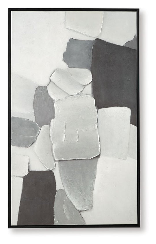 Adilson - Wall Art - White / Gray / Black