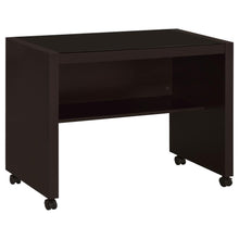 Skeena - 3 Piece Home Office Computer Desk Set - Cappuccino
