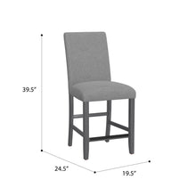 Seneca - Upholstered Barstools (Set of 2) - Walnut Ash
