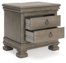Lexorne - Three Drawer Night Stand - Gray
