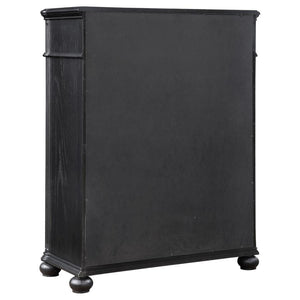 Celina - 5-Drawer Bedroom Chest - Black