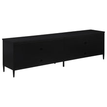 Amherst - 78" 4-Door Metal TV Stand Media Console - Black