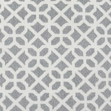 Walker - Round Ottoman - Gray Lattice