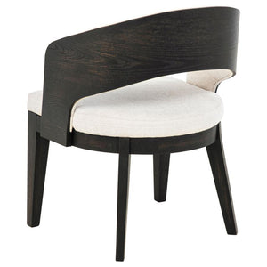 Leandro - 7 Piece Round Dining Table Set - Burnished Black