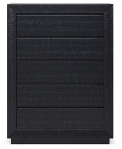 Londer - Five Drawer Chest - Black