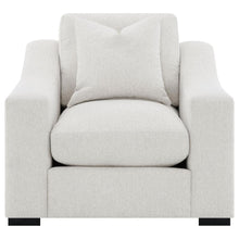 Ashlyn - Fabric Upholstered Track Arm Accent Chair - Sand
