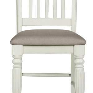 Cumberland Creek - Slat Back Counter Chair (RTA) - Nutmeg / Buttermilk