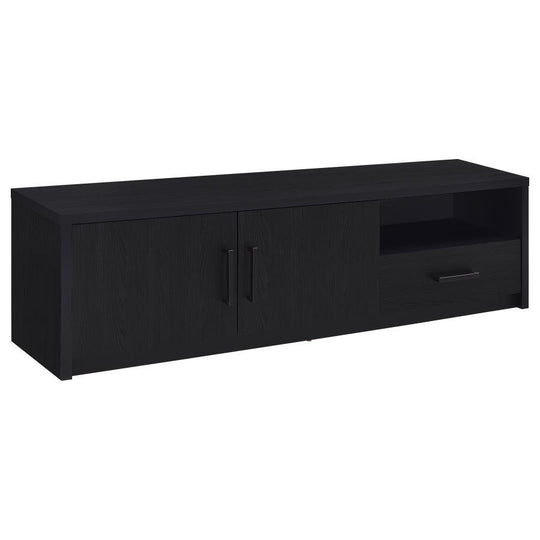 Murray - 70" 2-Door TV Stand Media Console - Black
