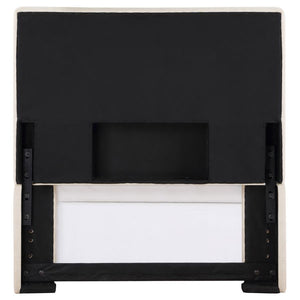 Kosmo - Upholstered Twin Panel Headboard - Sand