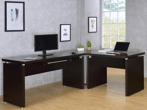 Skylar - Square Corner Table - Cappuccino