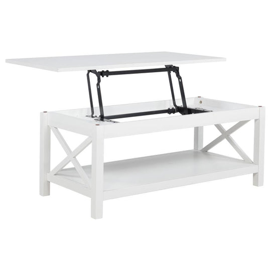 Skyview - 44" Rectangular Lift Top Coffee Table - White