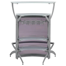 Dallas - 2-Shelf Curved Freestanding Home Bar Cabinet